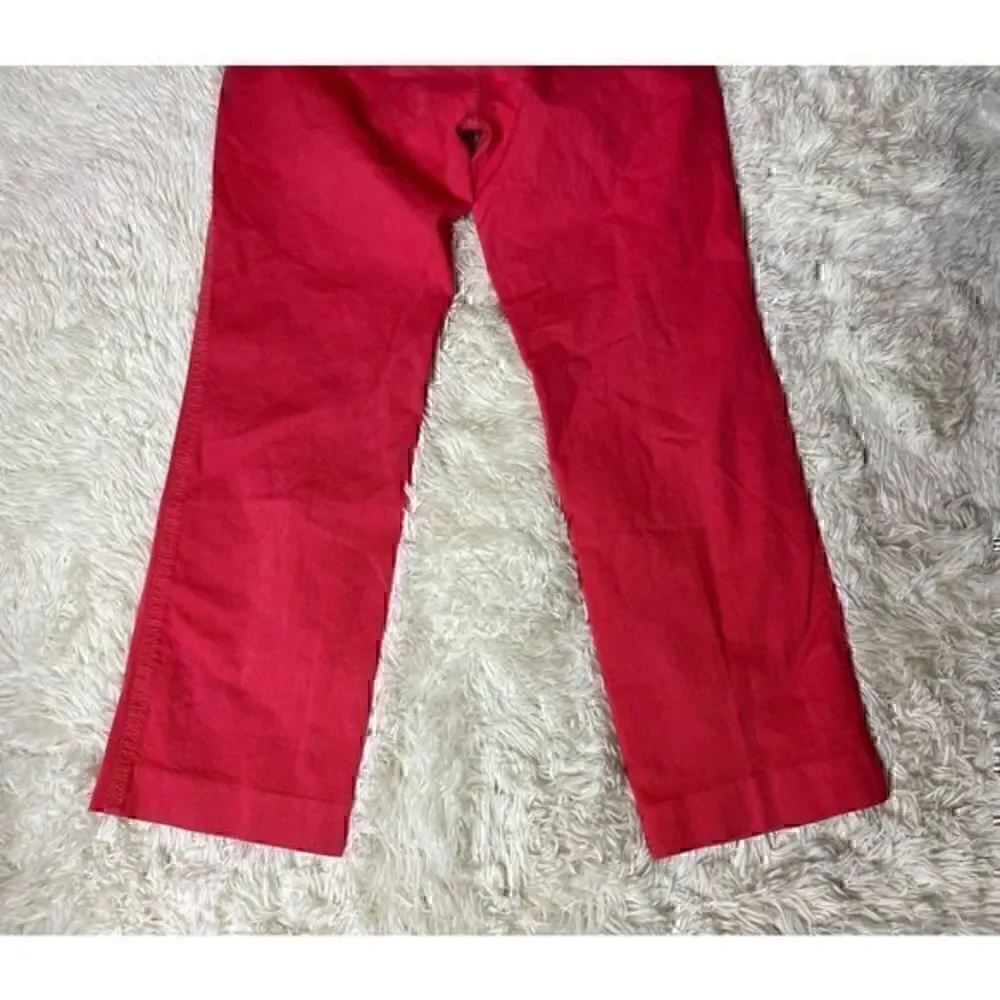 EUC Peach Ann Taylor LOFT Straight Crop Jeans Size 27/5